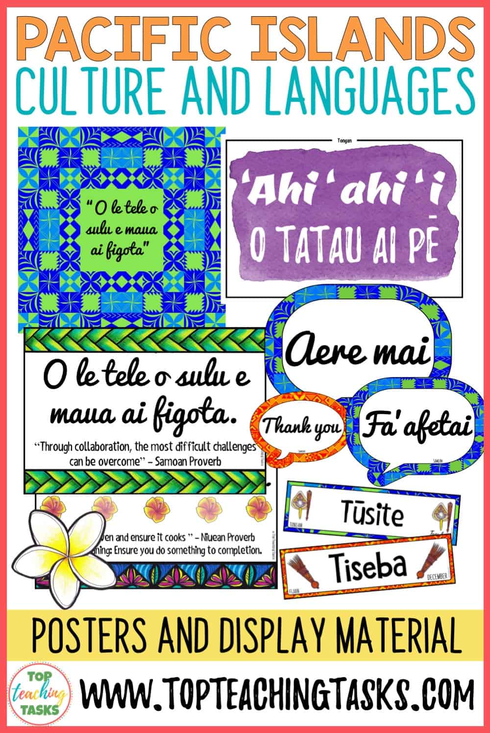 Tongan Language Week: Research and Activities - Top Teaching Tasks