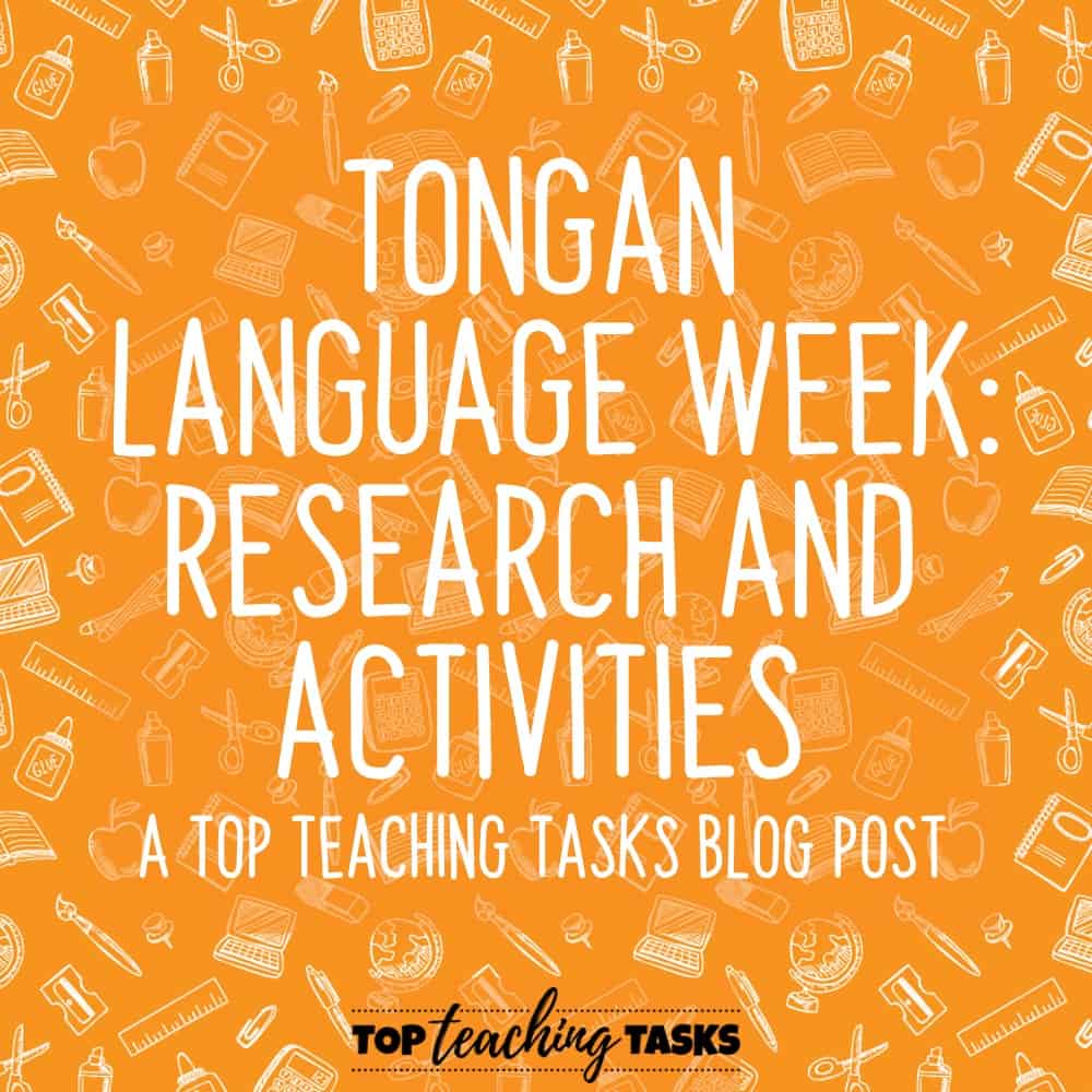 Tongan Language Week Research and Activities Top