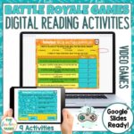 digital reading comprehension activity