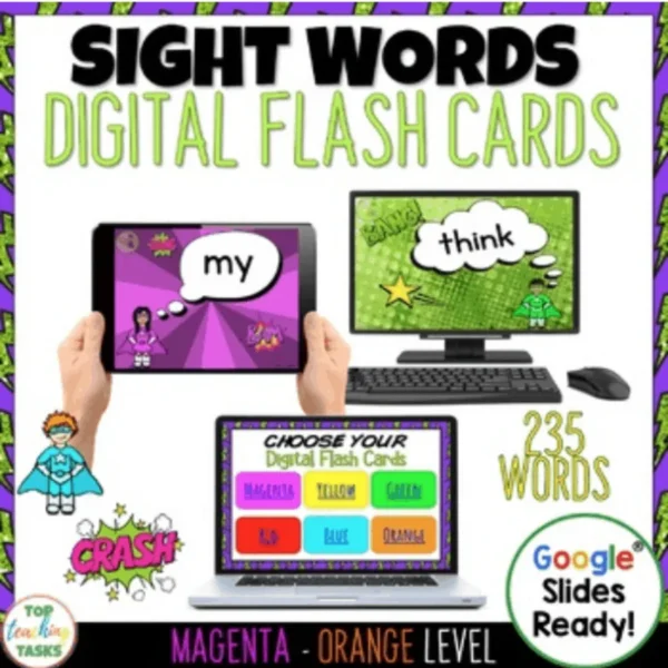 Digital-Sight-Word-Flash-Cards