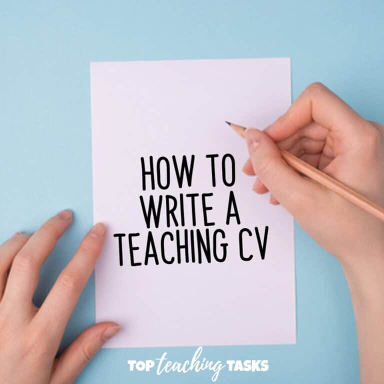 How to Write a Teacher CV
