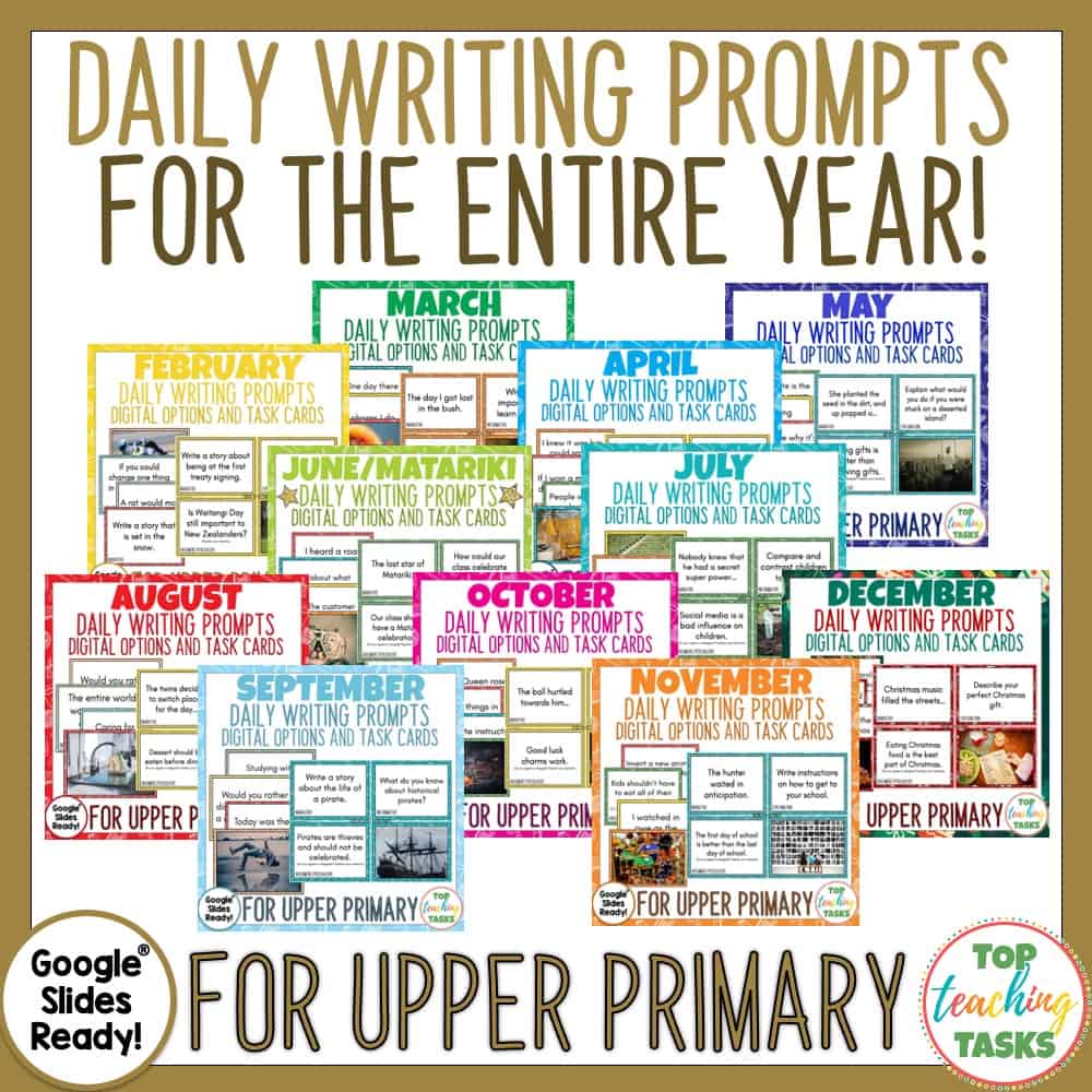  Daily Writing Prompts Bundle - language resources 