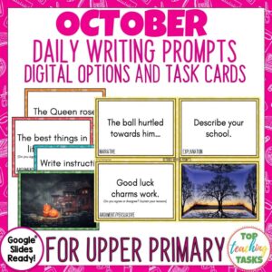 October Writing Prompts 1
