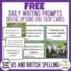 Free Writing Prompts