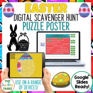 Easter Digital Reading Comprehension Activities