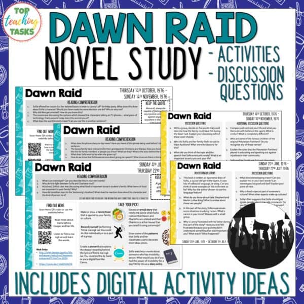 Dawn Raid Novel Study