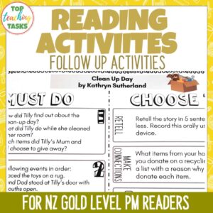 Gold PM Reading Activities