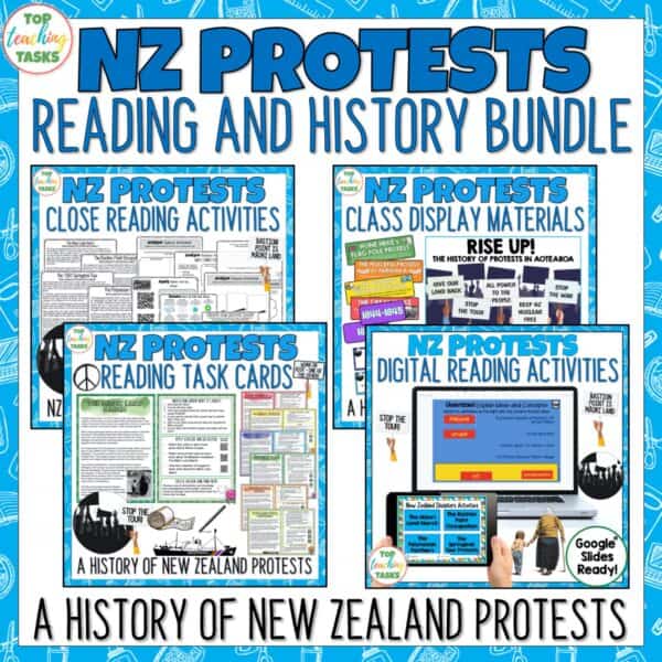 NZ Protests Reading and History Bundle