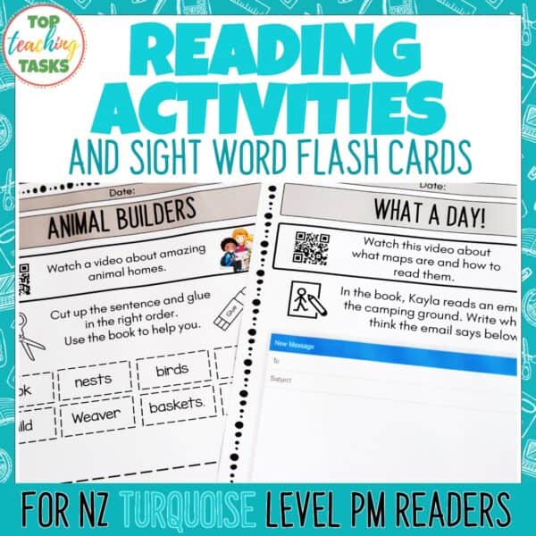 Turquoise PM Reading Activities 1