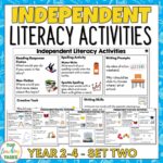 Independent Literacy Activities Years 2 4 set two