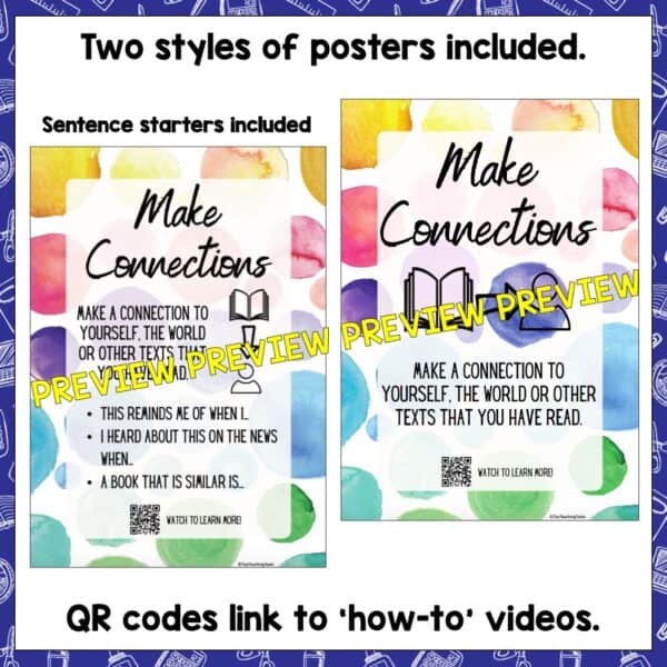 Reading Comprehension Strategy Posters 2 Reading Comprehension Strategy Posters 2