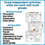 Independent Literacy Activites Year 2-4 bundle c