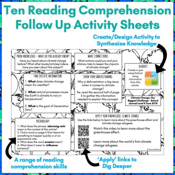 Climate Change School Journal Set | Follow-Up Activities - Top Teaching ...