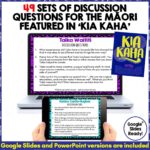 Kia Kaha book study discussion and creative activities