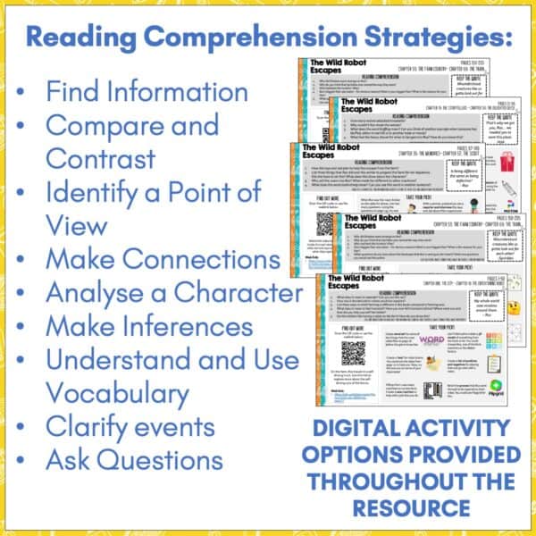 wild robot escapes novel study wild robot escapes novel study