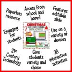 Christmas digital reading activities