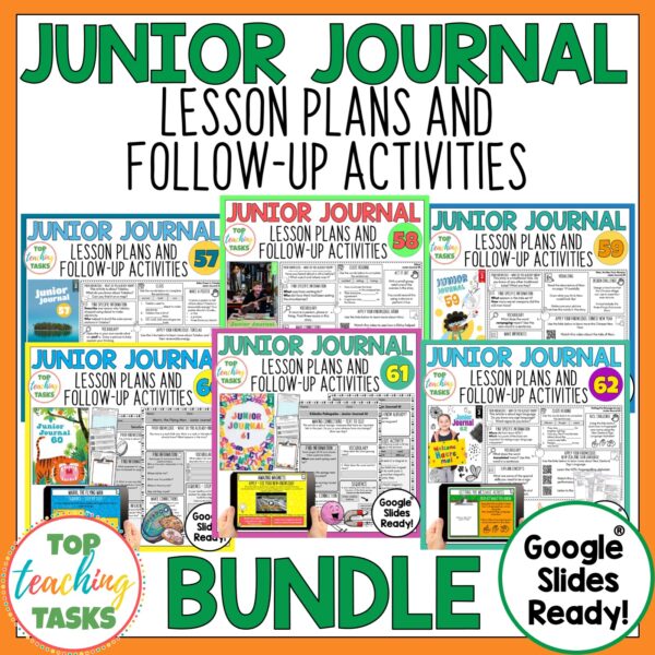 Junior Journal Activities Bundle JJ 57-62