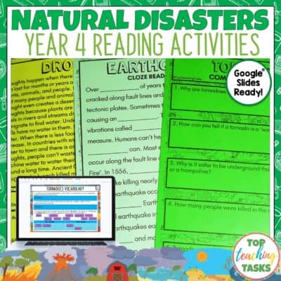 Earthquakes Reading Comprehension Passages and Questions - Top Teaching ...