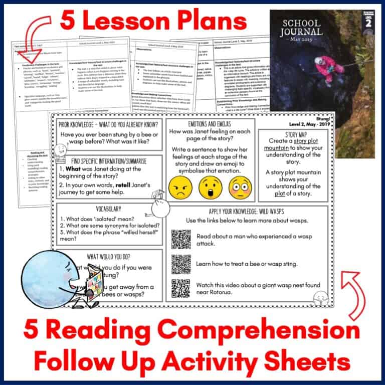 NZ School Journal Level 2 May 2019 Activities | Paper-based and Digital ...