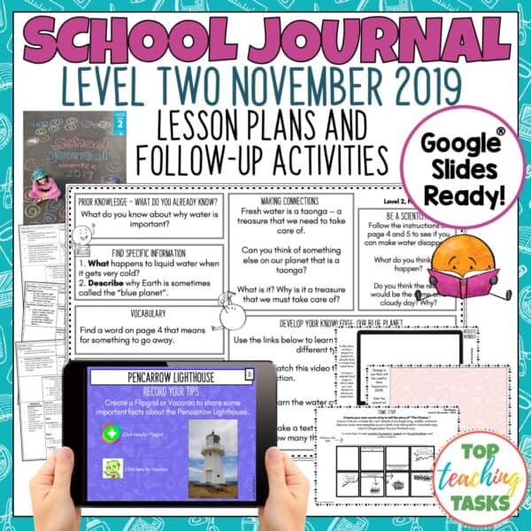 School Journal Level 2 November 2019 Activities