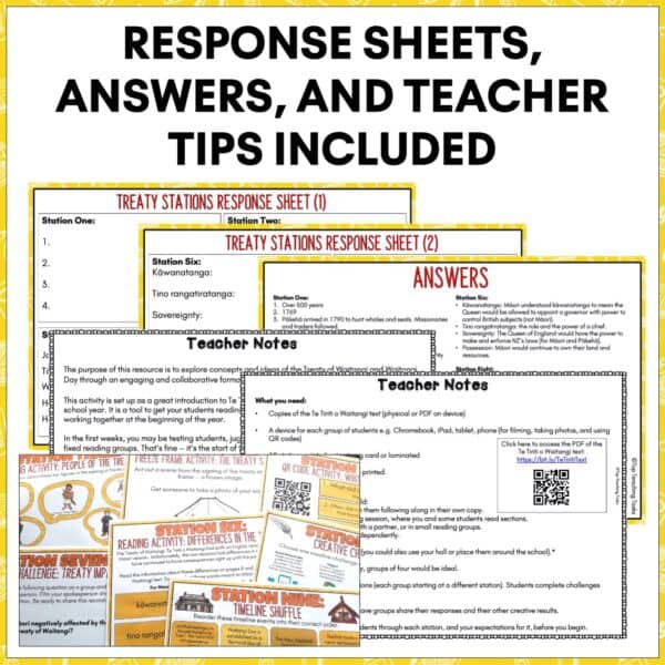 Treaty of Waitangi Stations Activities b Treaty of Waitangi Stations Activities b