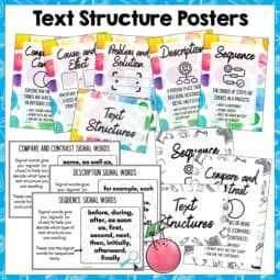 Identifying Text Structure Display and Teaching Tools - Top Teaching Tasks