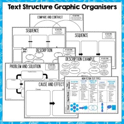 Identifying Text Structure Display and Teaching Tools - Top Teaching Tasks