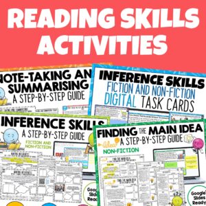 Reading comprehension skills activities