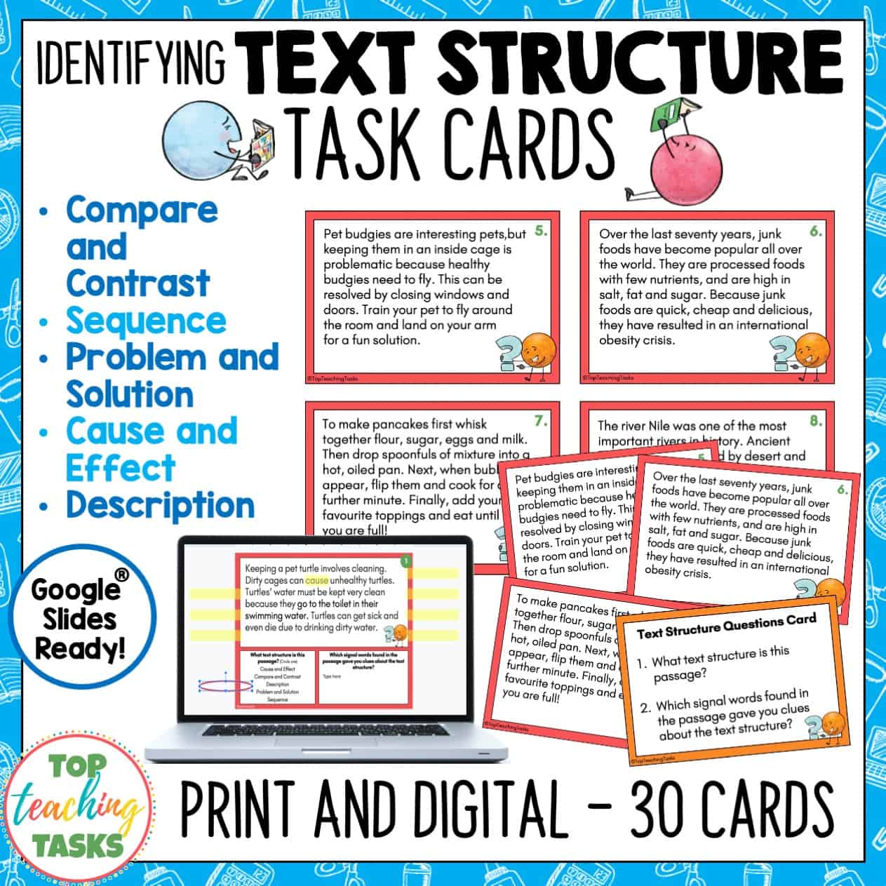 Nonfiction Text Structure Resources - Top Teaching Tasks