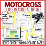Motocross Reading Comprehension Activities