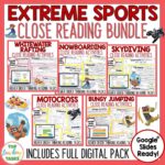 Extreme Sports Reading Comprehension Activities