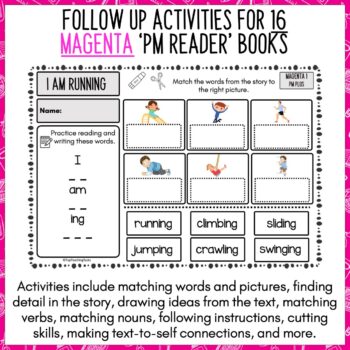 Magenta Level 1 PM Reader Activities - Top Teaching Tasks