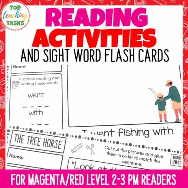 Magenta Red PM Reader Activities Level 2-3
