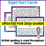 Year 3-4 Commonwealth Games Puzzle