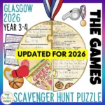 Year 3-4 Commonwealth Games Puzzle d