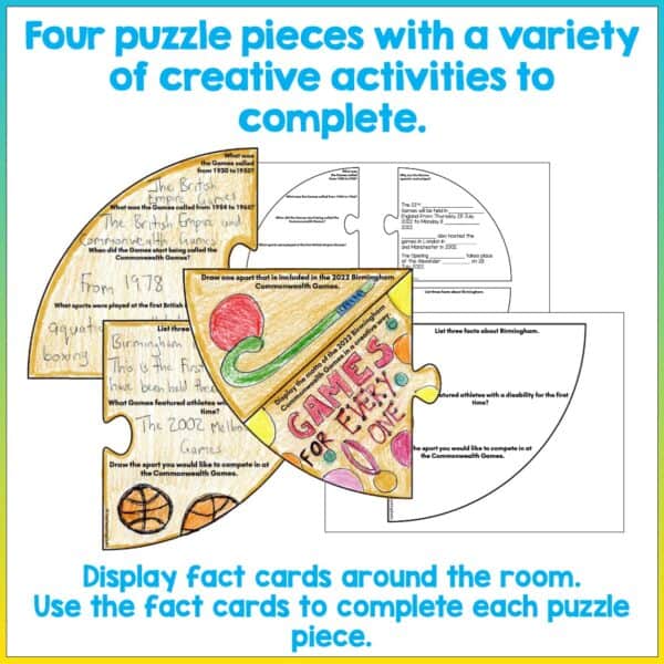 Year 3-4 Commonwealth Games Puzzle preview 2 Year 3-4 Commonwealth Games Puzzle preview 2