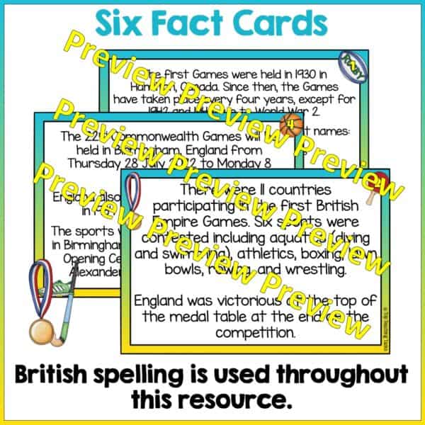 Year 3-4 Commonwealth Games Puzzle preview Year 3-4 Commonwealth Games Puzzle preview