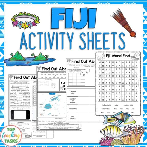 Fiji Reading and Writing Activities