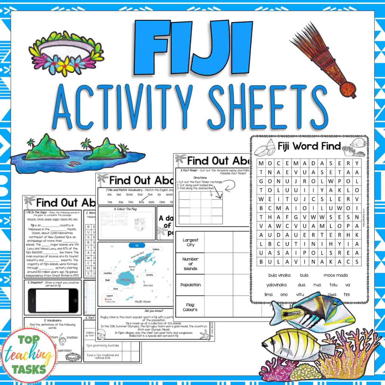 Fiji Reading And Writing Activities Pacific Islands Top Teaching Tasks