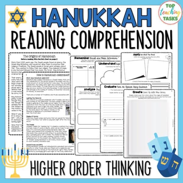 Hanukkah Reading Activities