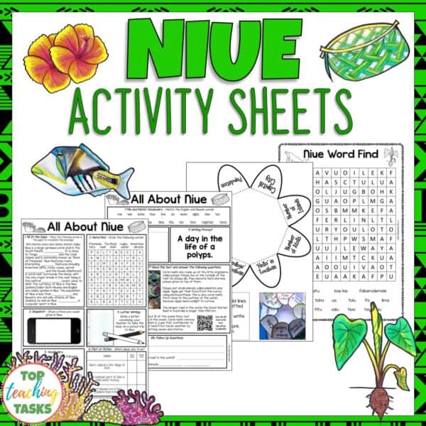 Niue Reading and Writing Activities