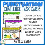 Punctuation Task Cards