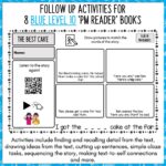 Blue Level 10 Reading Comprehension Activities a