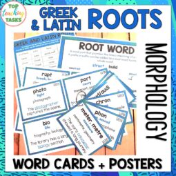 Prefixes, Suffixes and Greek and Latin Root Word Posters and Vocabulary ...