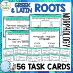 Greek and Latin Root Word Task Cards