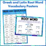 Greek and Latin Root Word Wall Vocabulary c