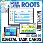 Greek and Latin Root Words Digital Task Cards
