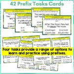 Prefixes, Suffixes and Greek and Latin Root Word Task Cards Bundle a