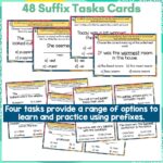 Prefixes, Suffixes and Greek and Latin Root Word Task Cards Bundle b