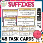 Suffix Task Cards